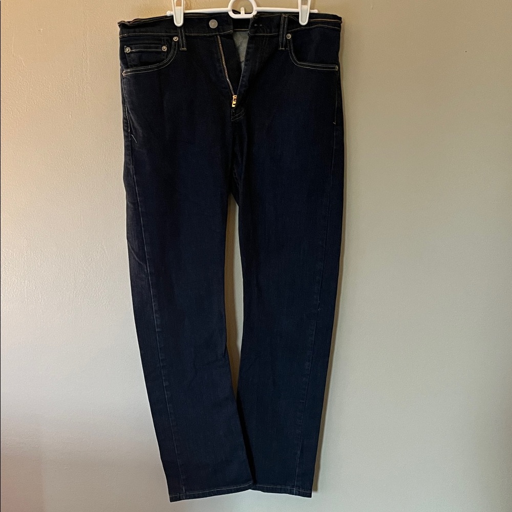Levi's Men's Dark Blue Straight Jeans